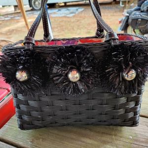Francis Valentine 🖤New York Black Wicker Basket Bag